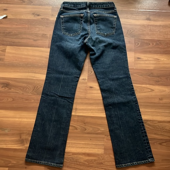 Woman’s Gap Jeans Size 28 Dark Wash Bootcut - Picture 5 of 9